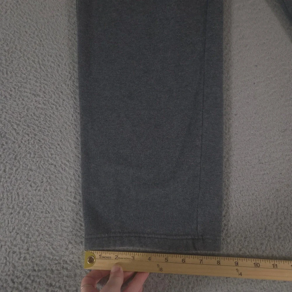Adidas Sweatpants Mens XL Gray Essentials 3-Stripes Fleece Straight Leg Pants